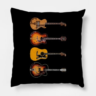 Merle Travis Guitars Pillow