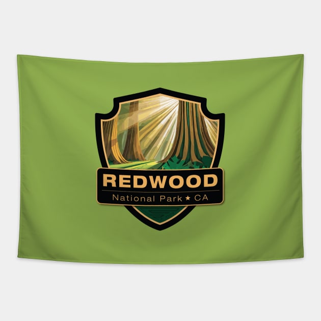 Redwood National Park Tapestry by Curious World