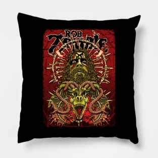 rob zombie poster vintage Pillow