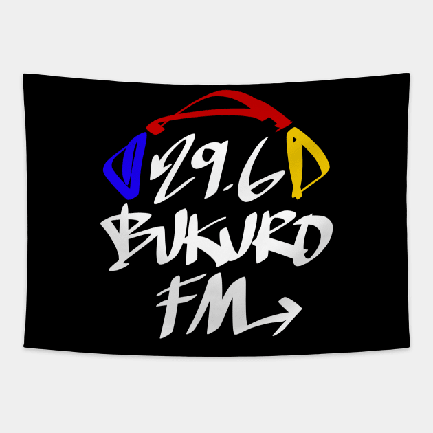 29.6 Bukuro FM Logo 1 Tapestry by Astrayeah