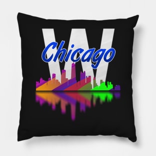 Chicago Skyline with W Pillow