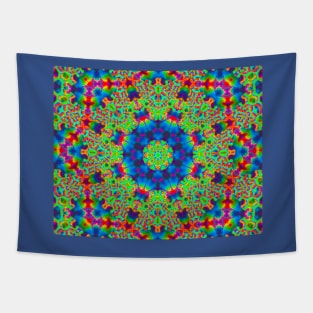 Molecular Mandala Tapestry