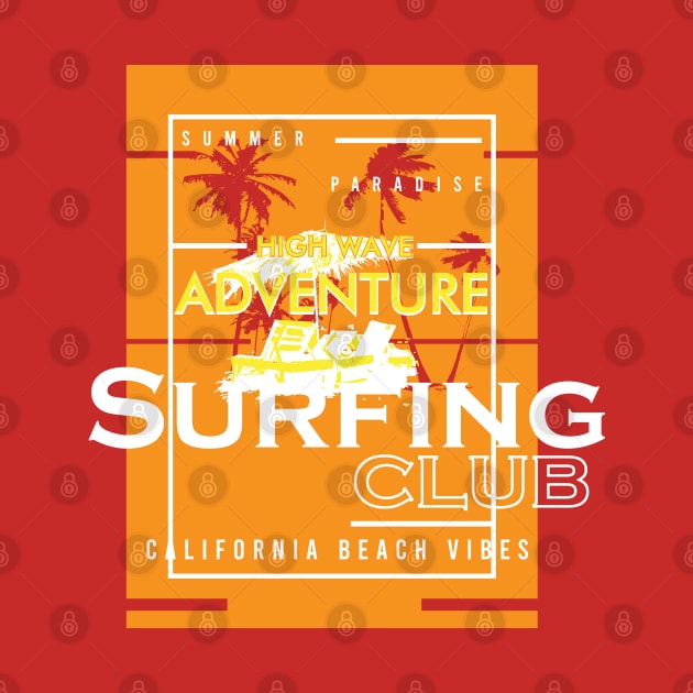 California Tropical Beach Surfing Club by SSSD