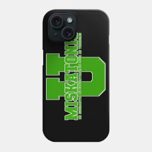 Miskatonic University Varsity (Green Logo) Phone Case