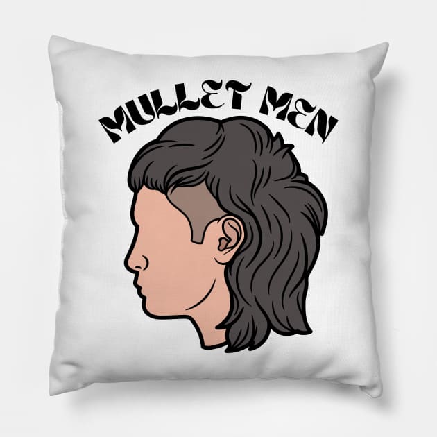 Mullet Men Pillow by SergioTheOu