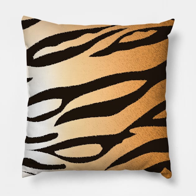 tiger pattern Pillow by SpilloDesign