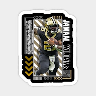 Jamaal Williams Paper Poster Version 10 Magnet