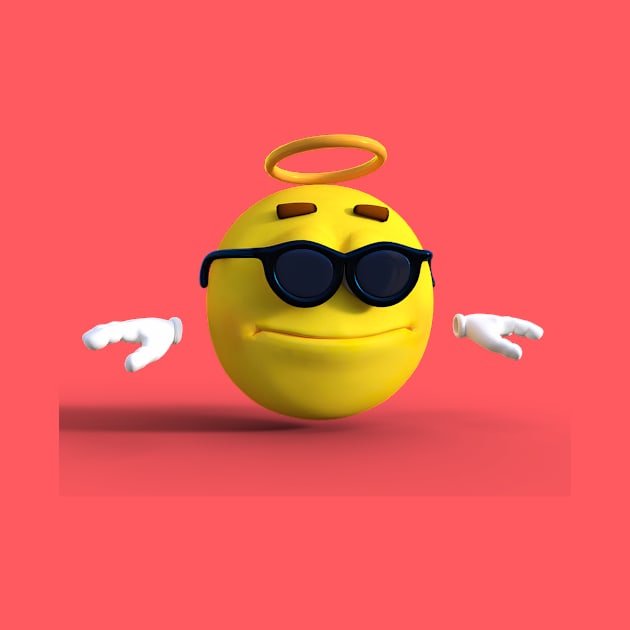 Social Distance Please Cool Funny Emoji Happy Face 2020 by hispanicworld