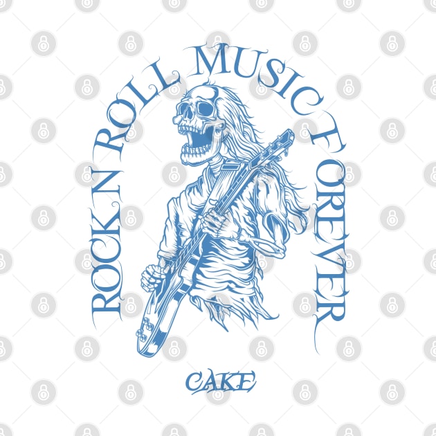 CAKE /// Skeleton Rock N Roll by Stroke Line