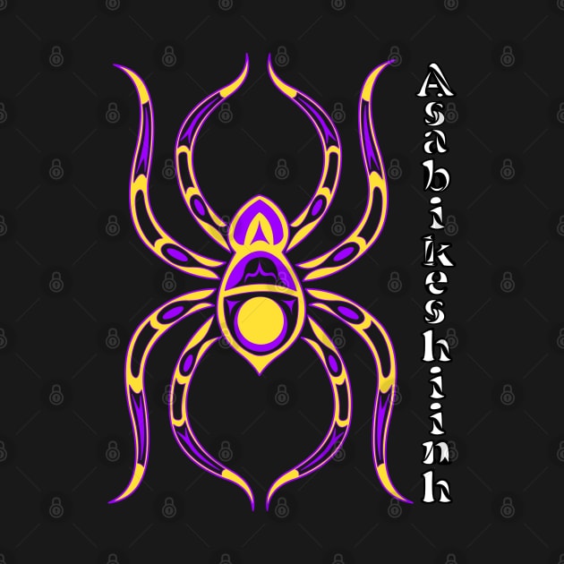 Asabikeshiinh (spider) Bisexual Pride by KendraHowland.Art.Scroll