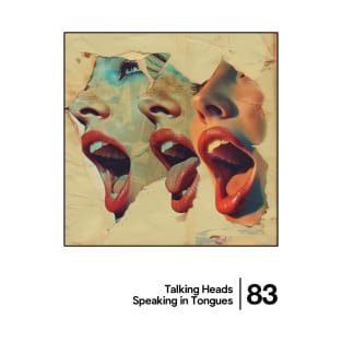 Speaking In Tongues / Minimalist Style Graphic Artwork Design T-Shirt