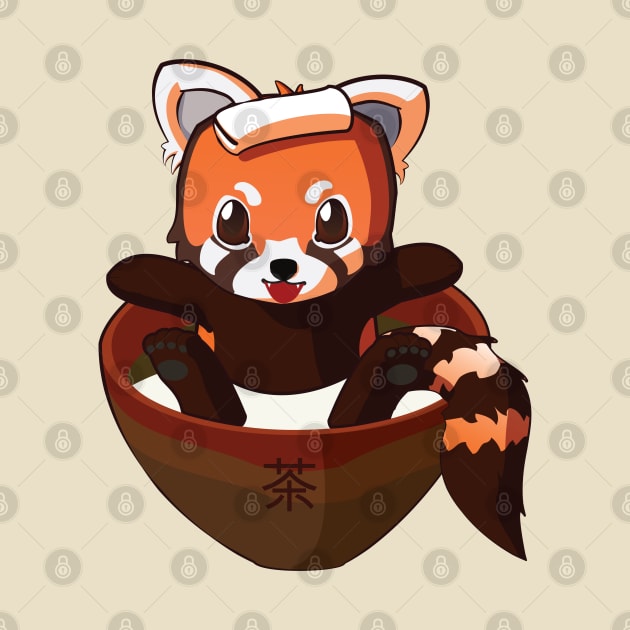 Red Panda Otcha Onsen by Myanko