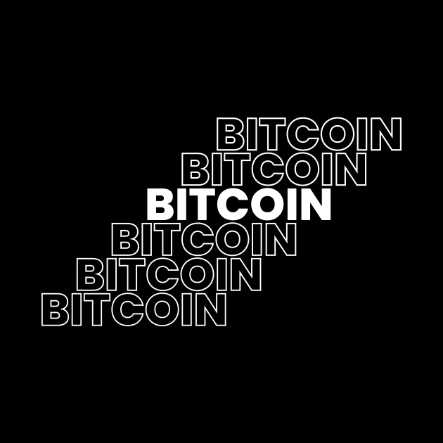 Bitcoin typography by lkn