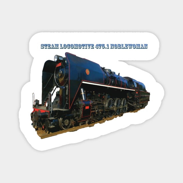 Steam locomotive 475.1 noblewoman Magnet by Hujer