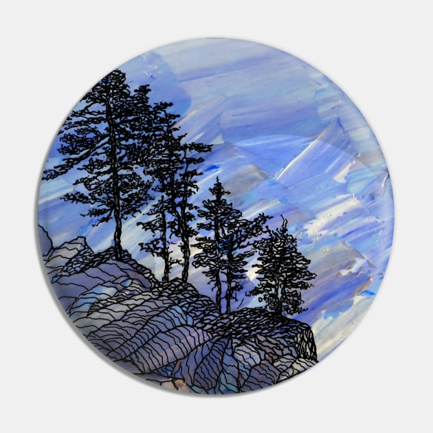 serene joy in blue Pin by segismundoart