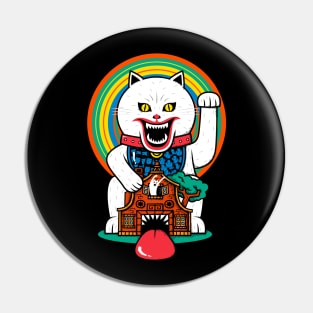 Haunted House Cat Pin