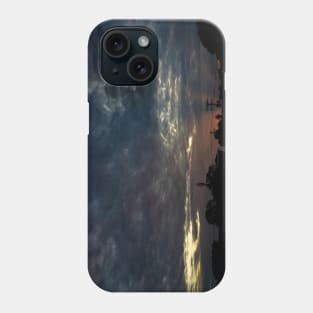 sunset on the city Phone Case