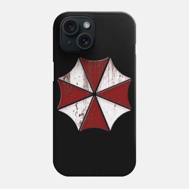 Umbrella Bloody Logo Phone Case by Nykos