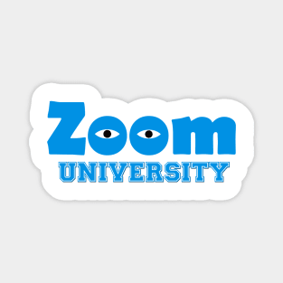 Zoom University Zoomers Home Education Monsters Magnet