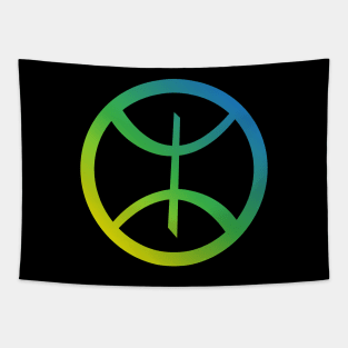 amazigh berber symbol with circle Tapestry