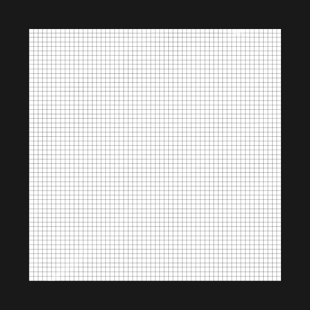 Simple black and white grid lines square pattern by bigmoments