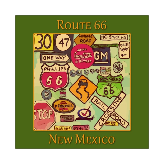 Route 66 design New Mexico by WelshDesigns