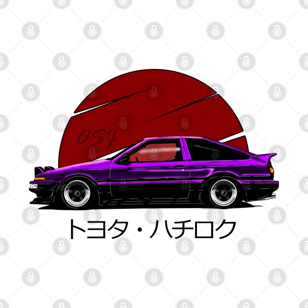 AE86 Purple Legend Edition by OSJ Store