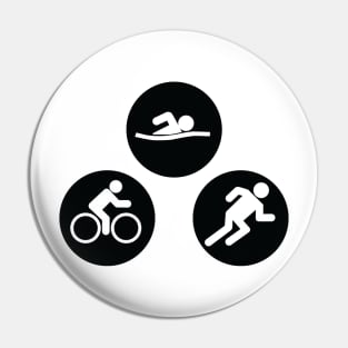 Swim Bike Run Pin