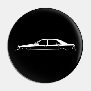 Mercedes-Benz S-Class (W140) Silhouette Pin