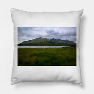 Twelve Bens from across Lough Inagh Pillow