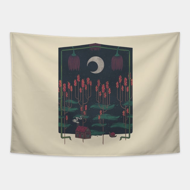 Vacation Home Tapestry by againstbound