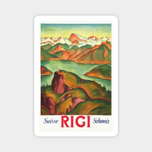 Rigi Switzerland Vintage Poster 1933 Magnet