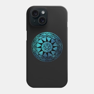 Five Elements Runic Magickal Pentacle Phone Case