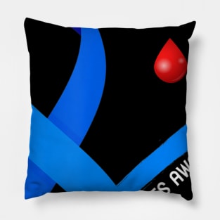 Diabetes Awareness Warrior Gift Pillow