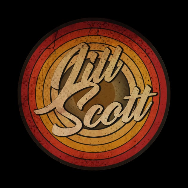 arjunthemaniac,circle retro faded Jill Scott by arjunthemaniac