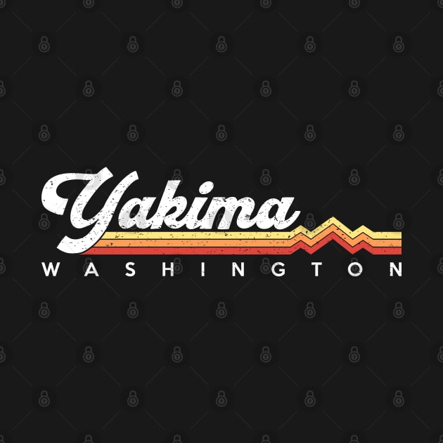 Yakima Washington - Retro Design by Sachpica