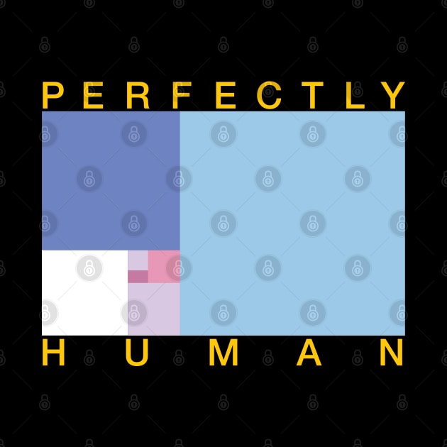 Perfectly Human - Bigender Pride Flag - Blue Main by OutPsyder