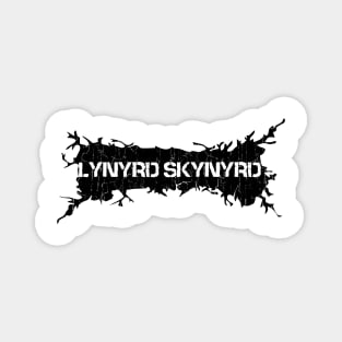 Black Distressed - Lynyrd Skynyrd Magnet