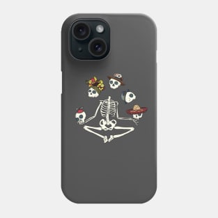 Indecisive Skeleton Phone Case