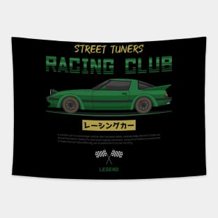 Midnight Racer Green RX 7 FB JDM Tapestry