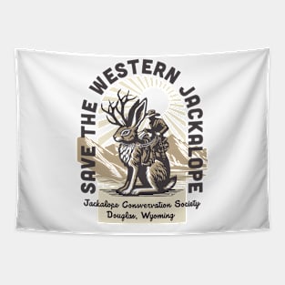 Save the Western Jackalope Tapestry