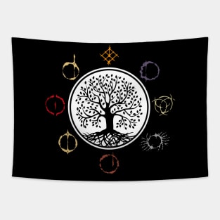 Erdtree with Runes Tapestry