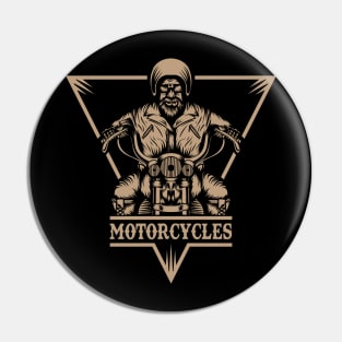 Grandpa Motorcycle Biker: Cooler Than You Think Pin