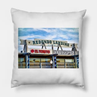 Redondo Beach Pier Closeup Pillow