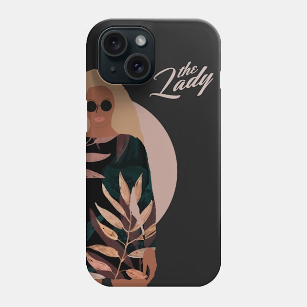 The Lady Phone Case by theladyernestember