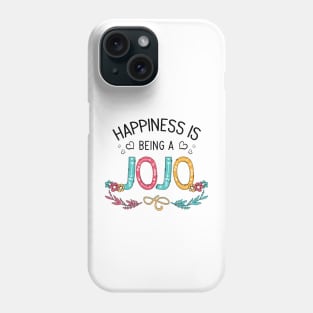 Happiness Is Being A Jojo Wildflowers Valentines Mothers Day Phone Case