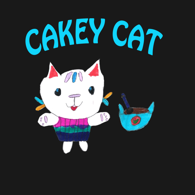 Cakey Cat Drawing by Kids’ Drawings 