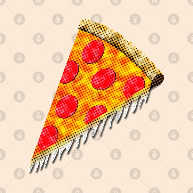 Vintage Ad Pizza Slice by Braznyc