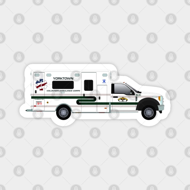 Yorktown Ambulance Magnet by BassFishin