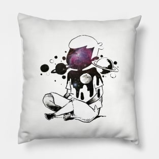 Swallowed into the universe Pillow